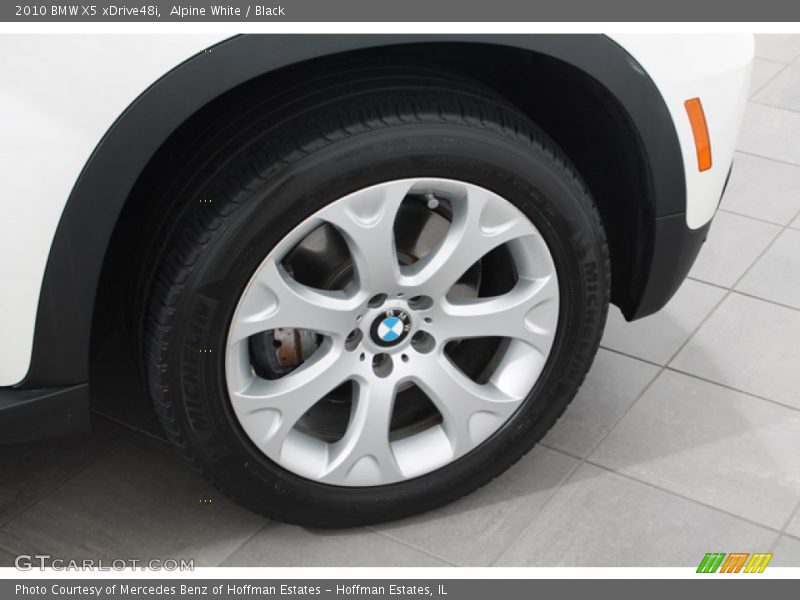 Alpine White / Black 2010 BMW X5 xDrive48i