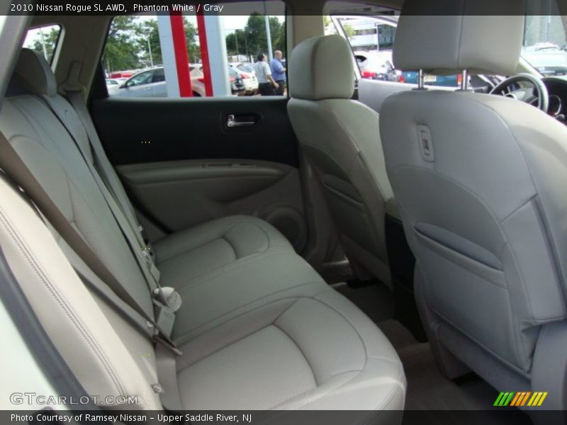 Phantom White / Gray 2010 Nissan Rogue SL AWD