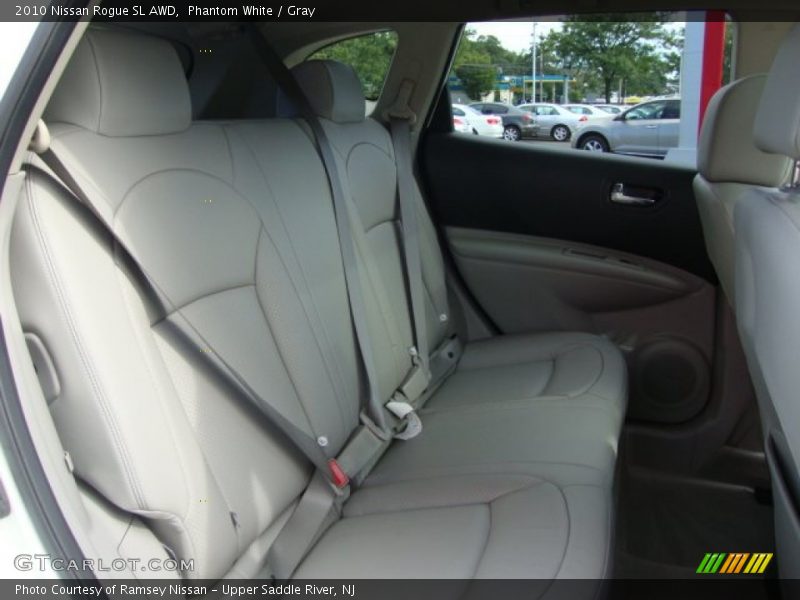 Phantom White / Gray 2010 Nissan Rogue SL AWD