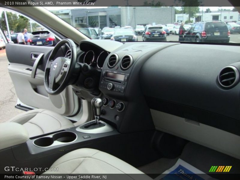 Phantom White / Gray 2010 Nissan Rogue SL AWD