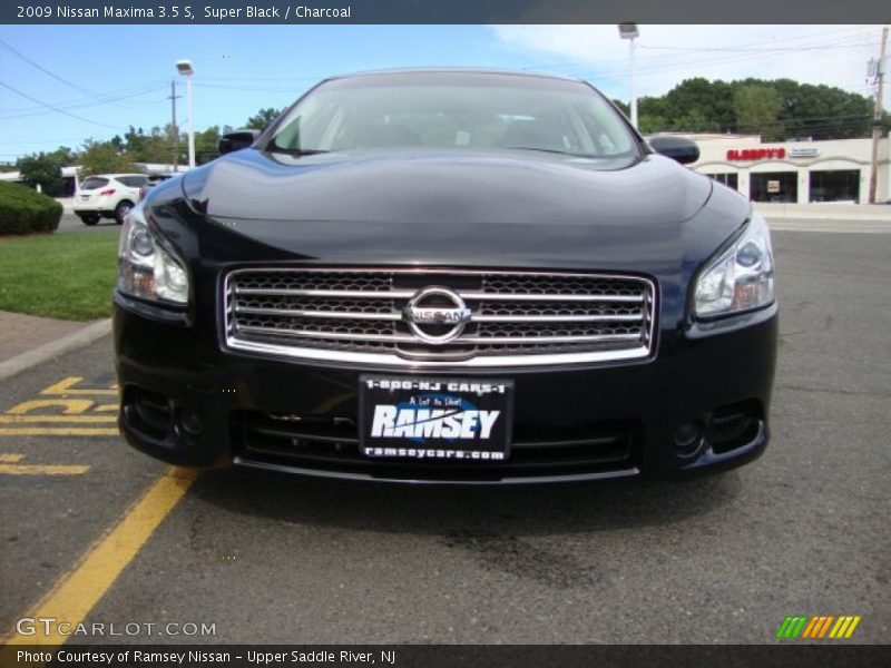 Super Black / Charcoal 2009 Nissan Maxima 3.5 S