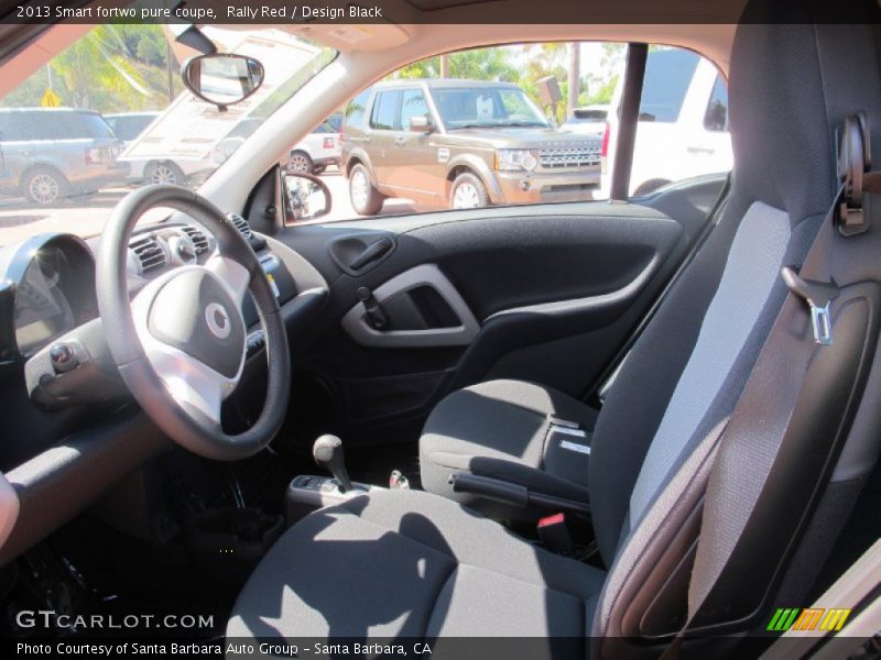 Rally Red / Design Black 2013 Smart fortwo pure coupe