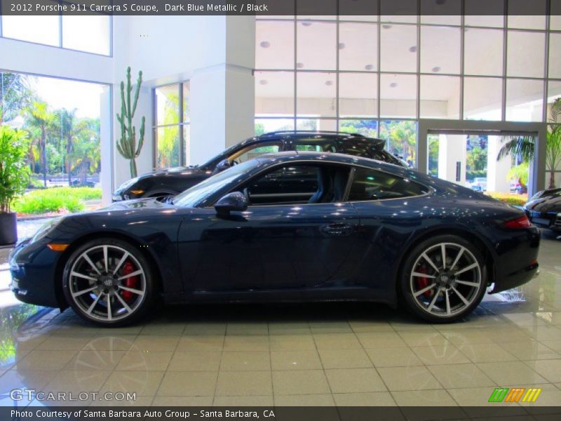 Dark Blue Metallic / Black 2012 Porsche 911 Carrera S Coupe