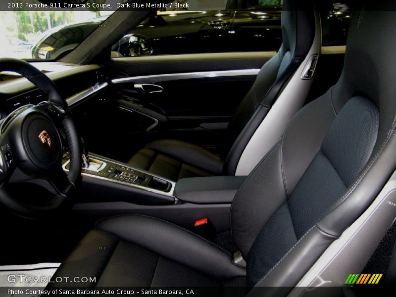 Dark Blue Metallic / Black 2012 Porsche 911 Carrera S Coupe