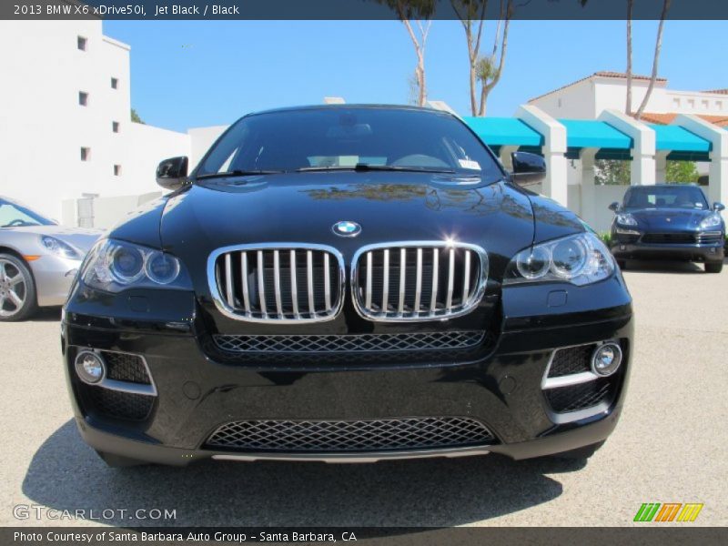 Jet Black / Black 2013 BMW X6 xDrive50i