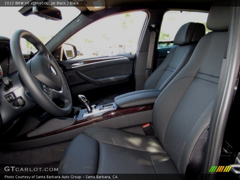 Jet Black / Black 2013 BMW X6 xDrive50i