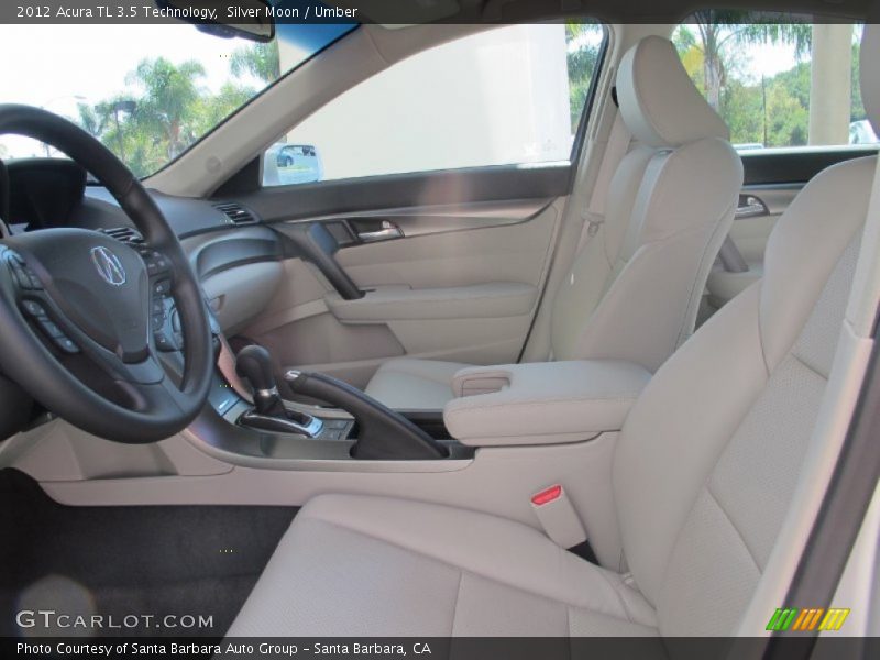 Silver Moon / Umber 2012 Acura TL 3.5 Technology