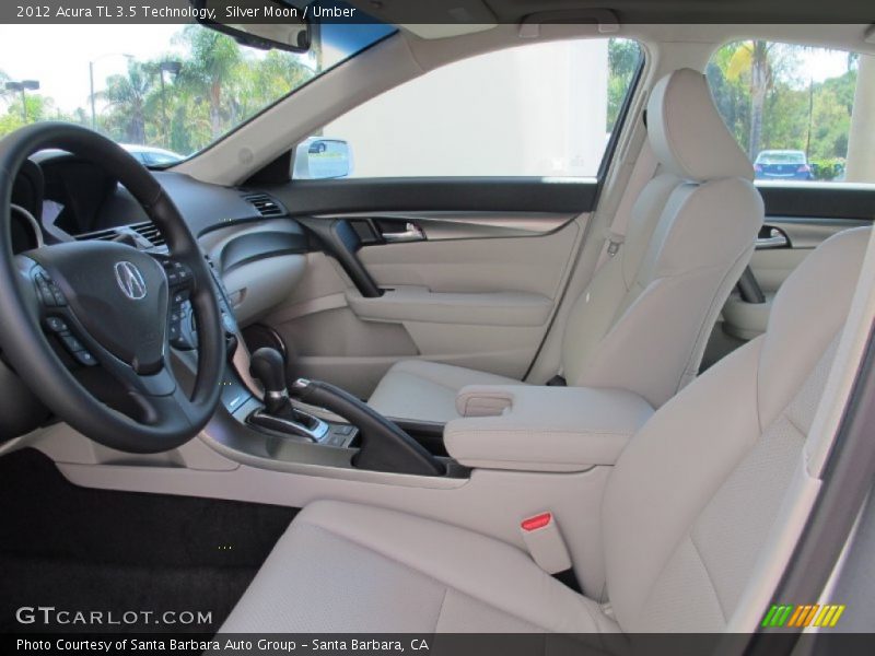Silver Moon / Umber 2012 Acura TL 3.5 Technology