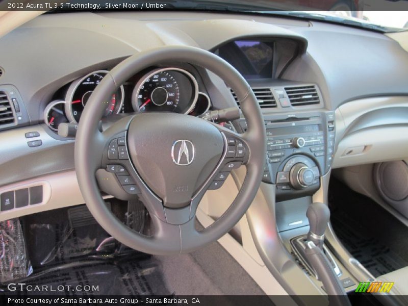 Silver Moon / Umber 2012 Acura TL 3.5 Technology