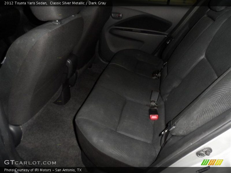 Classic Silver Metallic / Dark Gray 2012 Toyota Yaris Sedan