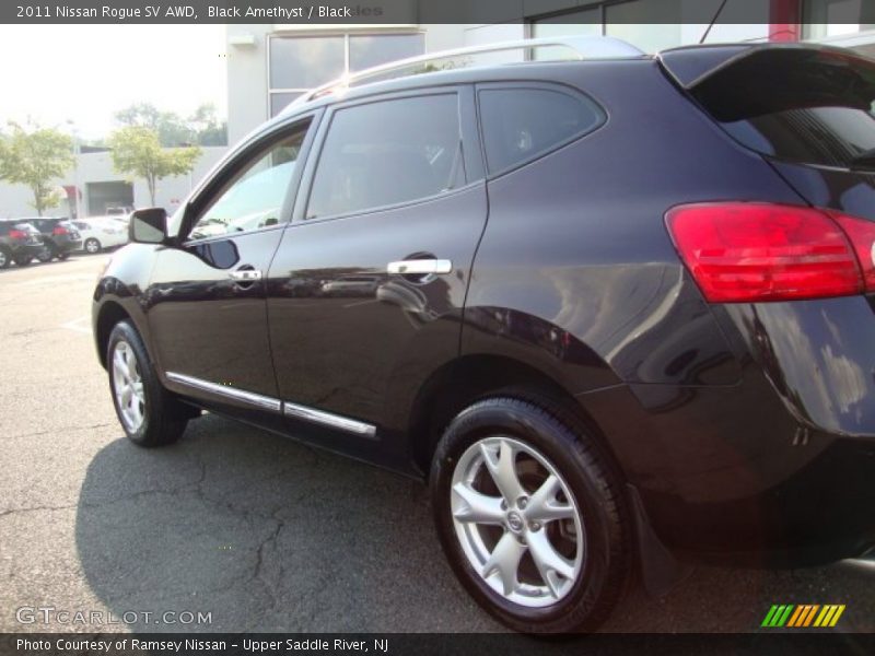 Black Amethyst / Black 2011 Nissan Rogue SV AWD
