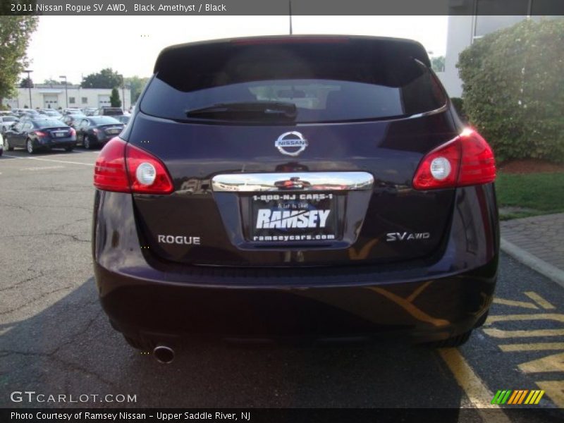 Black Amethyst / Black 2011 Nissan Rogue SV AWD