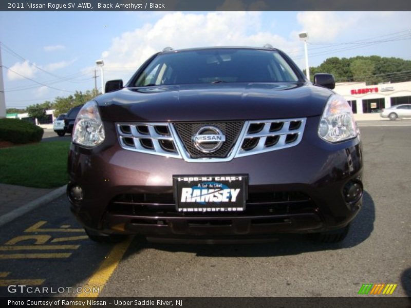 Black Amethyst / Black 2011 Nissan Rogue SV AWD
