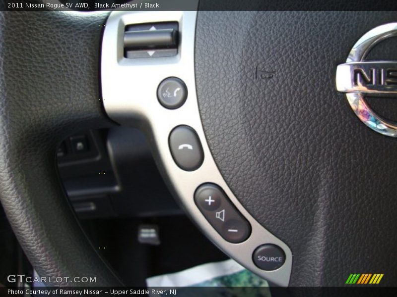 Black Amethyst / Black 2011 Nissan Rogue SV AWD