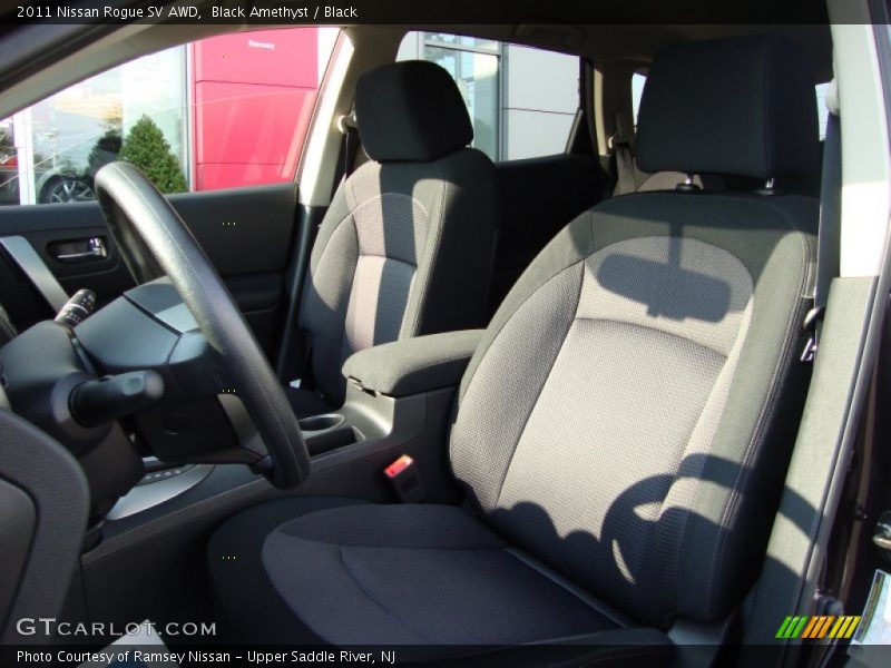 Black Amethyst / Black 2011 Nissan Rogue SV AWD