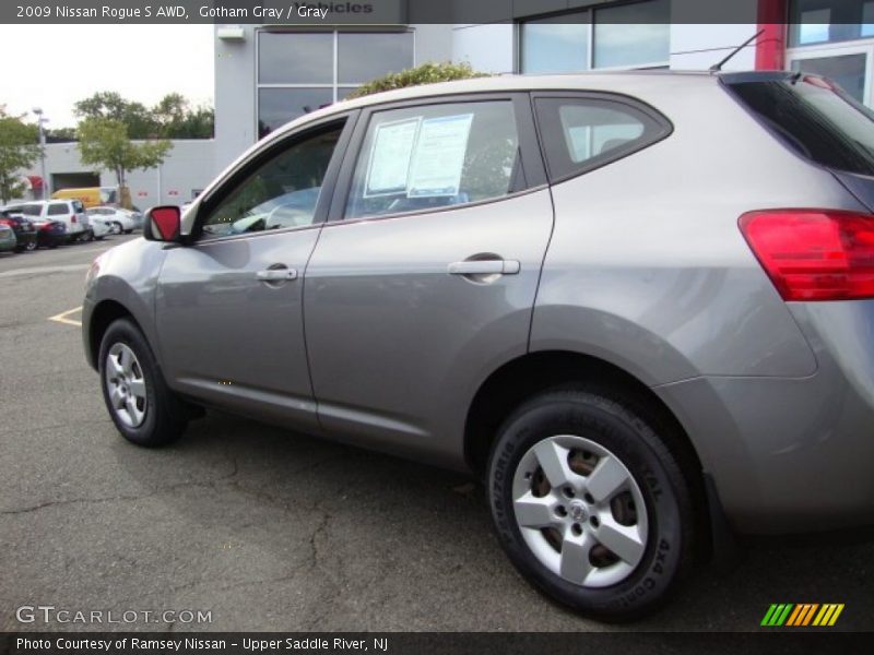 Gotham Gray / Gray 2009 Nissan Rogue S AWD