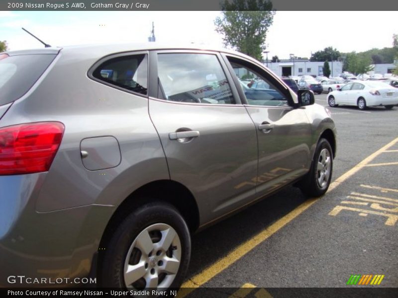 Gotham Gray / Gray 2009 Nissan Rogue S AWD