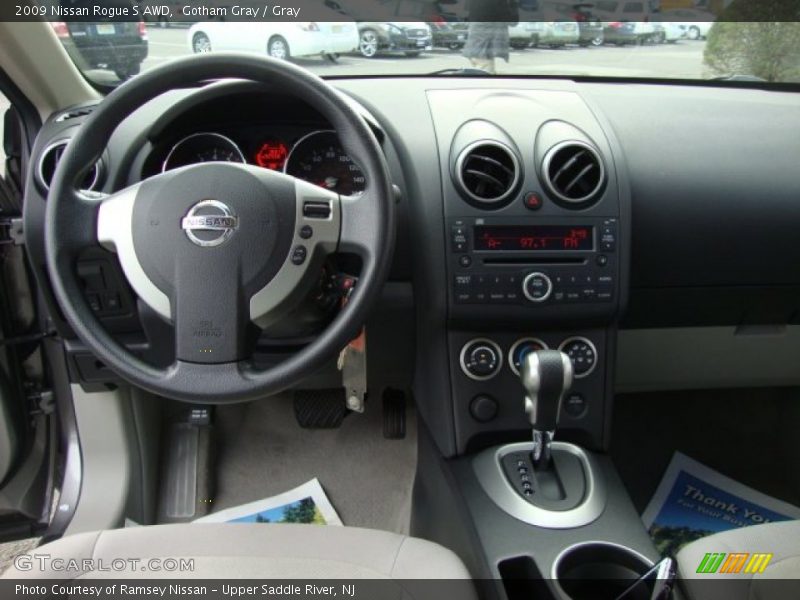 Gotham Gray / Gray 2009 Nissan Rogue S AWD