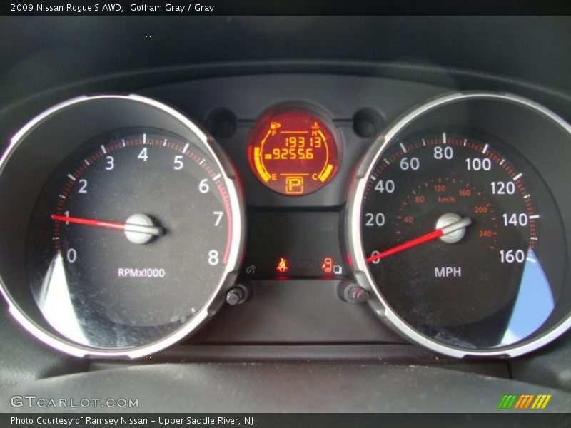 Gotham Gray / Gray 2009 Nissan Rogue S AWD