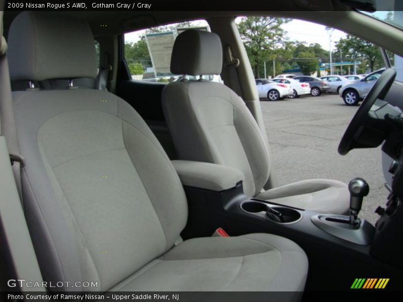 Gotham Gray / Gray 2009 Nissan Rogue S AWD