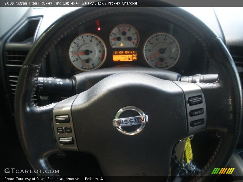Galaxy Black / Pro-4X Charcoal 2009 Nissan Titan PRO-4X King Cab 4x4