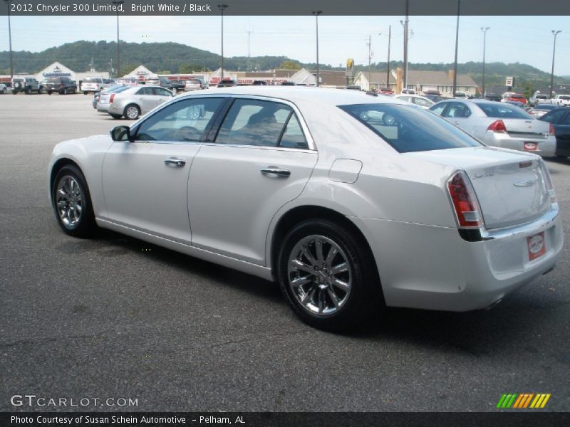 Bright White / Black 2012 Chrysler 300 Limited