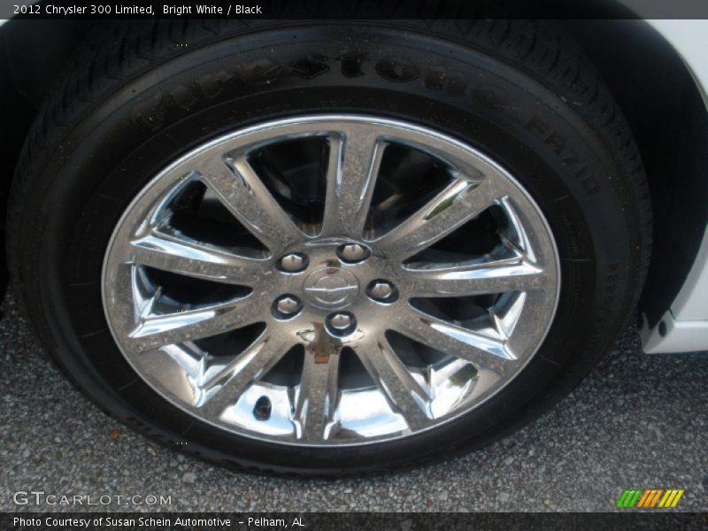 Bright White / Black 2012 Chrysler 300 Limited