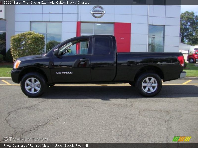 Galaxy Black / Charcoal 2011 Nissan Titan S King Cab 4x4