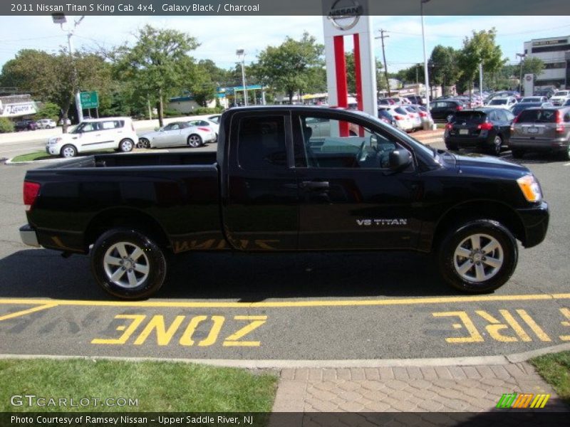 Galaxy Black / Charcoal 2011 Nissan Titan S King Cab 4x4