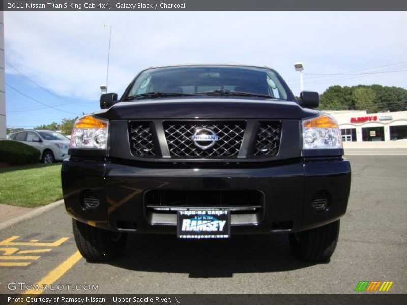 Galaxy Black / Charcoal 2011 Nissan Titan S King Cab 4x4