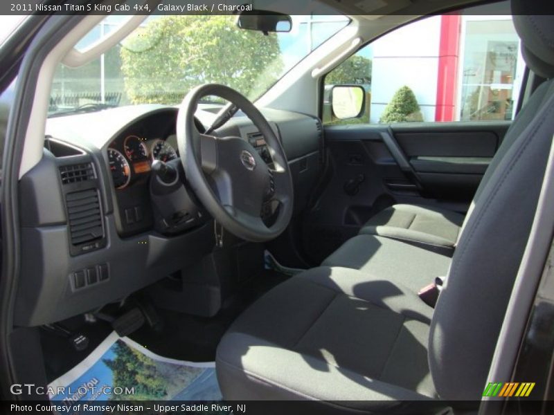 Galaxy Black / Charcoal 2011 Nissan Titan S King Cab 4x4