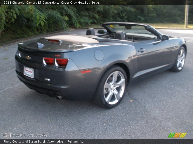 Cyber Gray Metallic / Beige 2011 Chevrolet Camaro LT Convertible