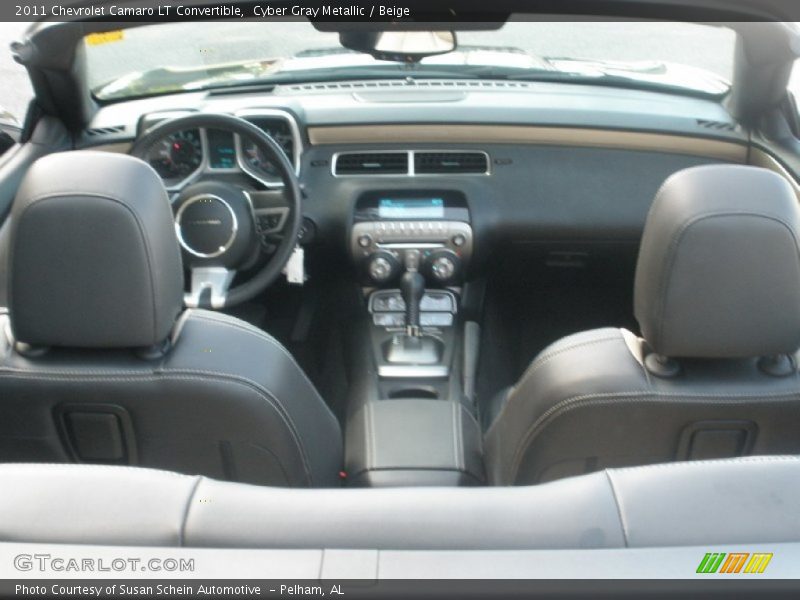 Cyber Gray Metallic / Beige 2011 Chevrolet Camaro LT Convertible