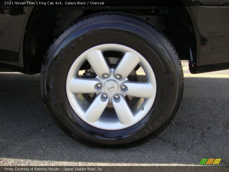 Galaxy Black / Charcoal 2011 Nissan Titan S King Cab 4x4