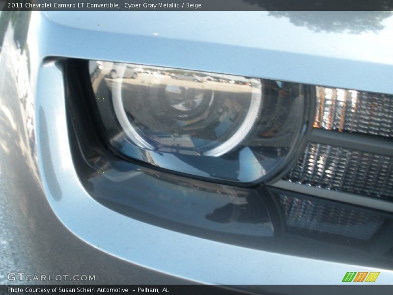Cyber Gray Metallic / Beige 2011 Chevrolet Camaro LT Convertible