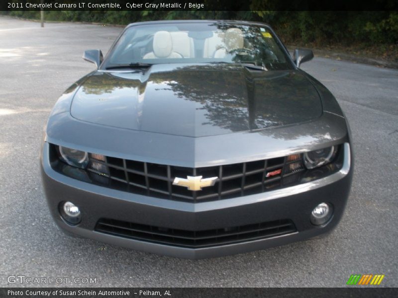 Cyber Gray Metallic / Beige 2011 Chevrolet Camaro LT Convertible