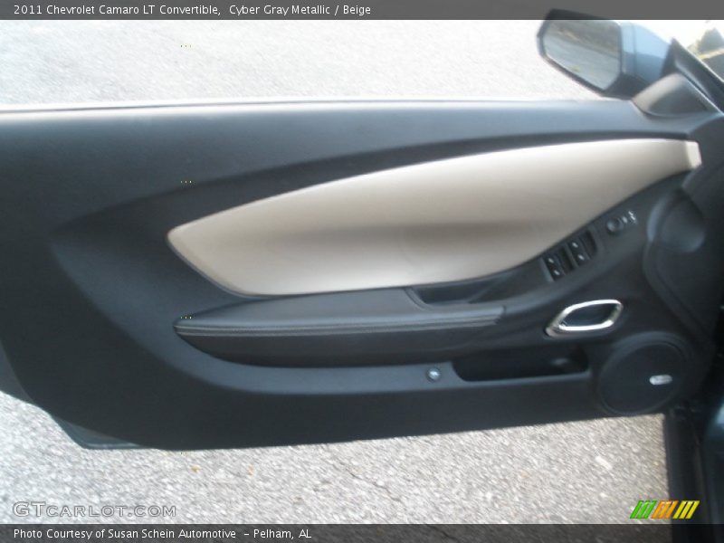Cyber Gray Metallic / Beige 2011 Chevrolet Camaro LT Convertible