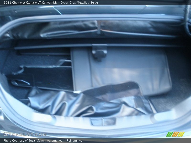 Cyber Gray Metallic / Beige 2011 Chevrolet Camaro LT Convertible