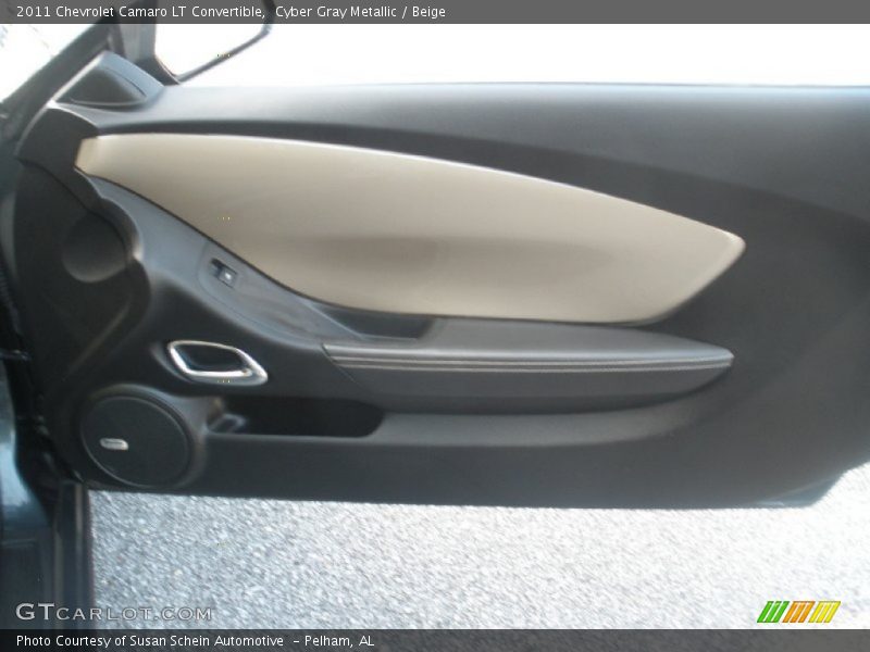 Cyber Gray Metallic / Beige 2011 Chevrolet Camaro LT Convertible