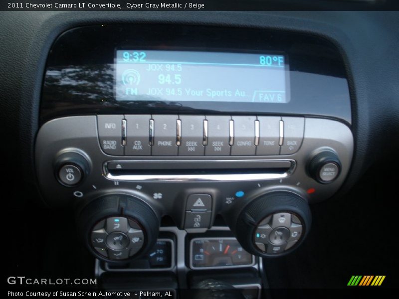 Cyber Gray Metallic / Beige 2011 Chevrolet Camaro LT Convertible