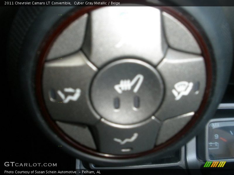 Cyber Gray Metallic / Beige 2011 Chevrolet Camaro LT Convertible