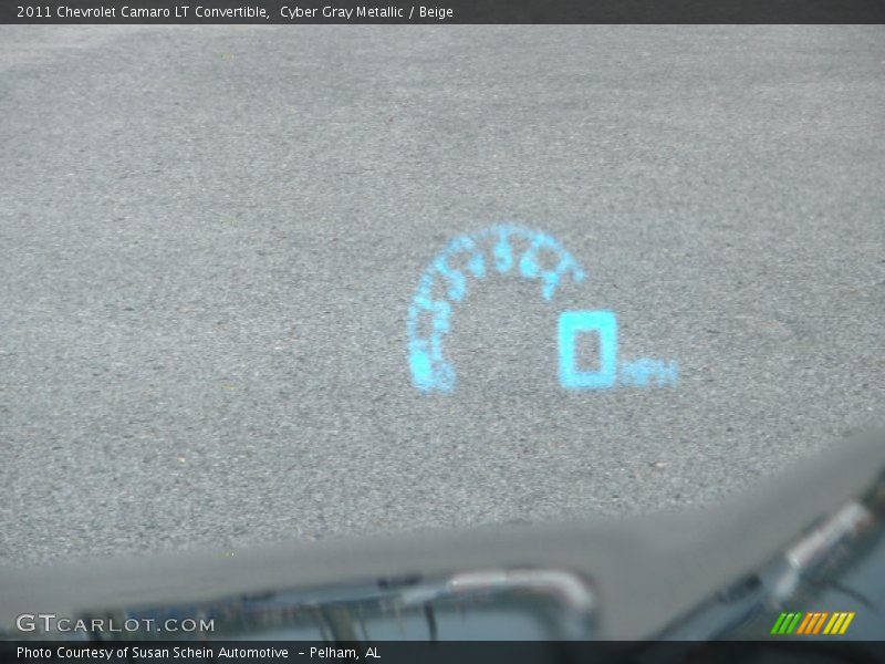 Cyber Gray Metallic / Beige 2011 Chevrolet Camaro LT Convertible