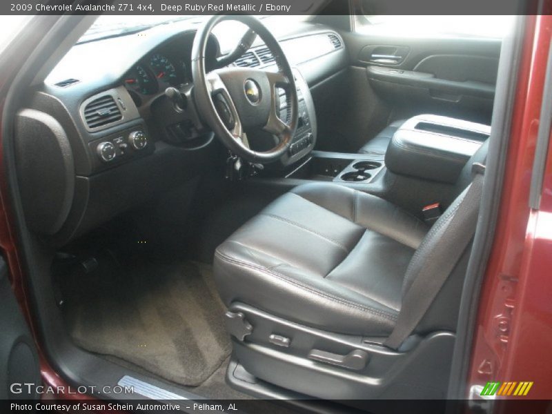 Deep Ruby Red Metallic / Ebony 2009 Chevrolet Avalanche Z71 4x4