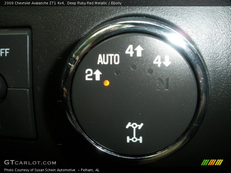 Deep Ruby Red Metallic / Ebony 2009 Chevrolet Avalanche Z71 4x4