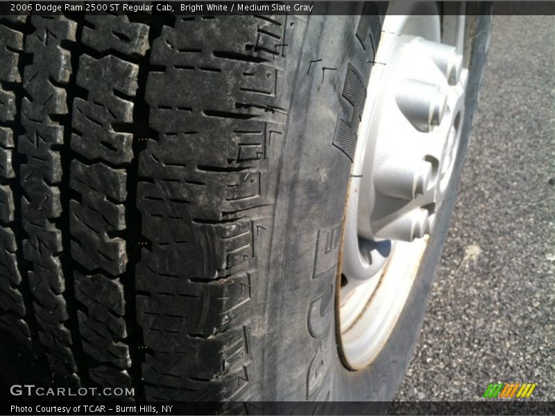 Bright White / Medium Slate Gray 2006 Dodge Ram 2500 ST Regular Cab