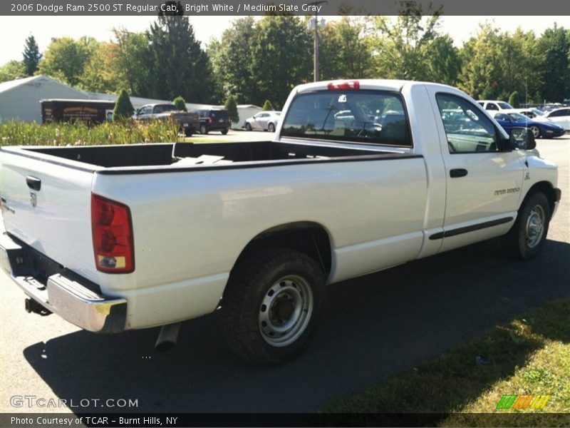 Bright White / Medium Slate Gray 2006 Dodge Ram 2500 ST Regular Cab