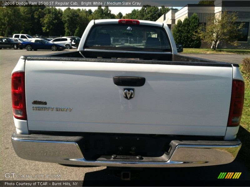 Bright White / Medium Slate Gray 2006 Dodge Ram 2500 ST Regular Cab