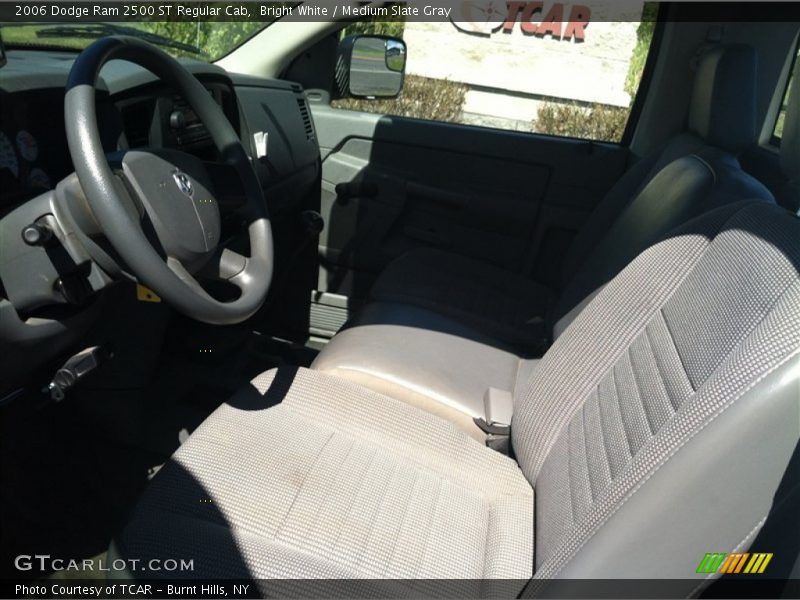 Bright White / Medium Slate Gray 2006 Dodge Ram 2500 ST Regular Cab