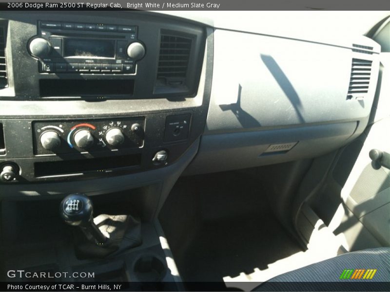Bright White / Medium Slate Gray 2006 Dodge Ram 2500 ST Regular Cab