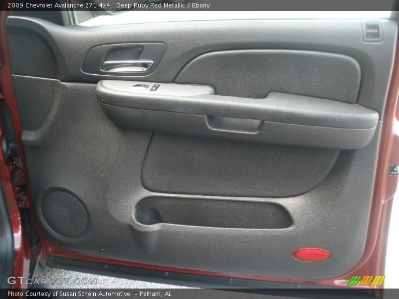 Deep Ruby Red Metallic / Ebony 2009 Chevrolet Avalanche Z71 4x4